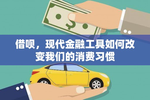 马村借呗，现代金融工具如何改变我们的消费习惯