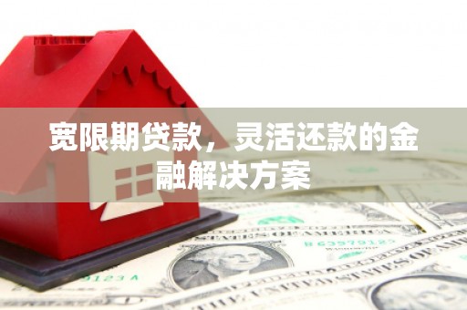 马村宽限期贷款，灵活还款的金融解决方案