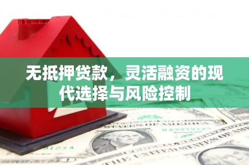 马村无抵押贷款，灵活融资的现代选择与风险控制