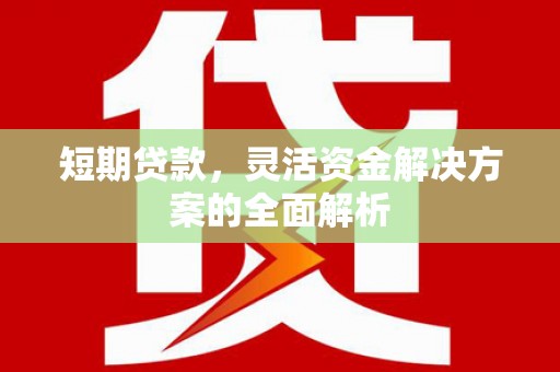 马村短期贷款，灵活资金解决方案的全面解析