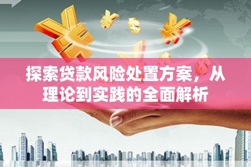 马村探索贷款风险处置方案，从理论到实践的全面解析