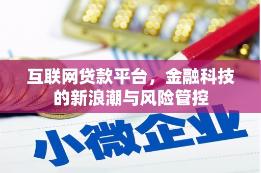 马村互联网贷款平台，金融科技的新浪潮与风险管控