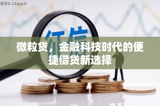 马村微粒贷，金融科技时代的便捷借贷新选择